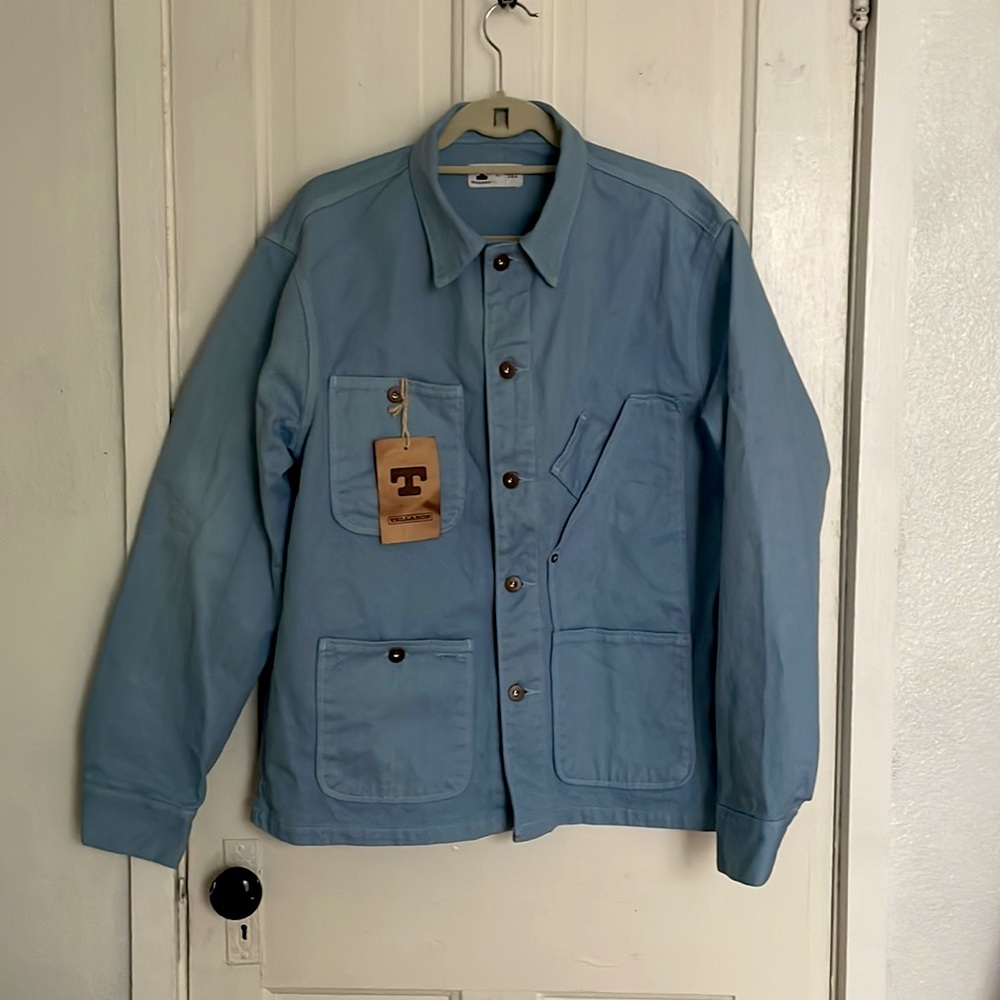 Tellason Coverall Jacket in Light Blue (updated)